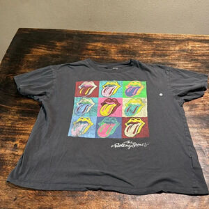 The Rolling Stones grey large t shirt oversized